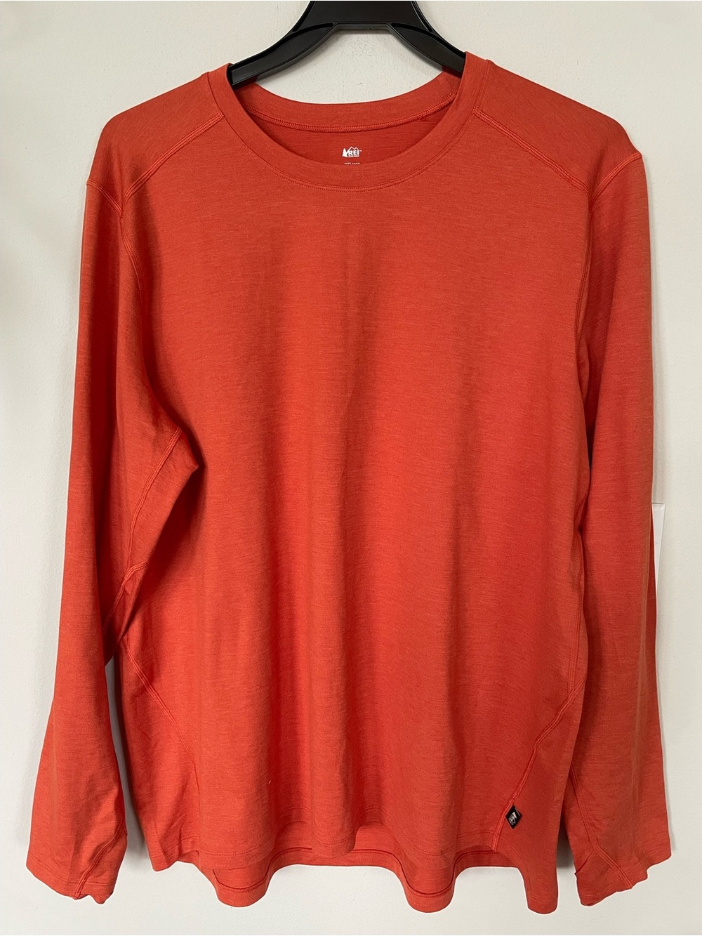 REI Co-op Pullover Men’s Red Crew Neck Long Sleeve Base Layer Size XXL